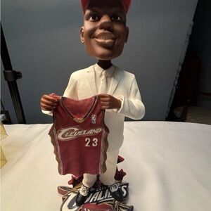 NBA Cleveland Cavaliers Bobblehead with Red Jersey